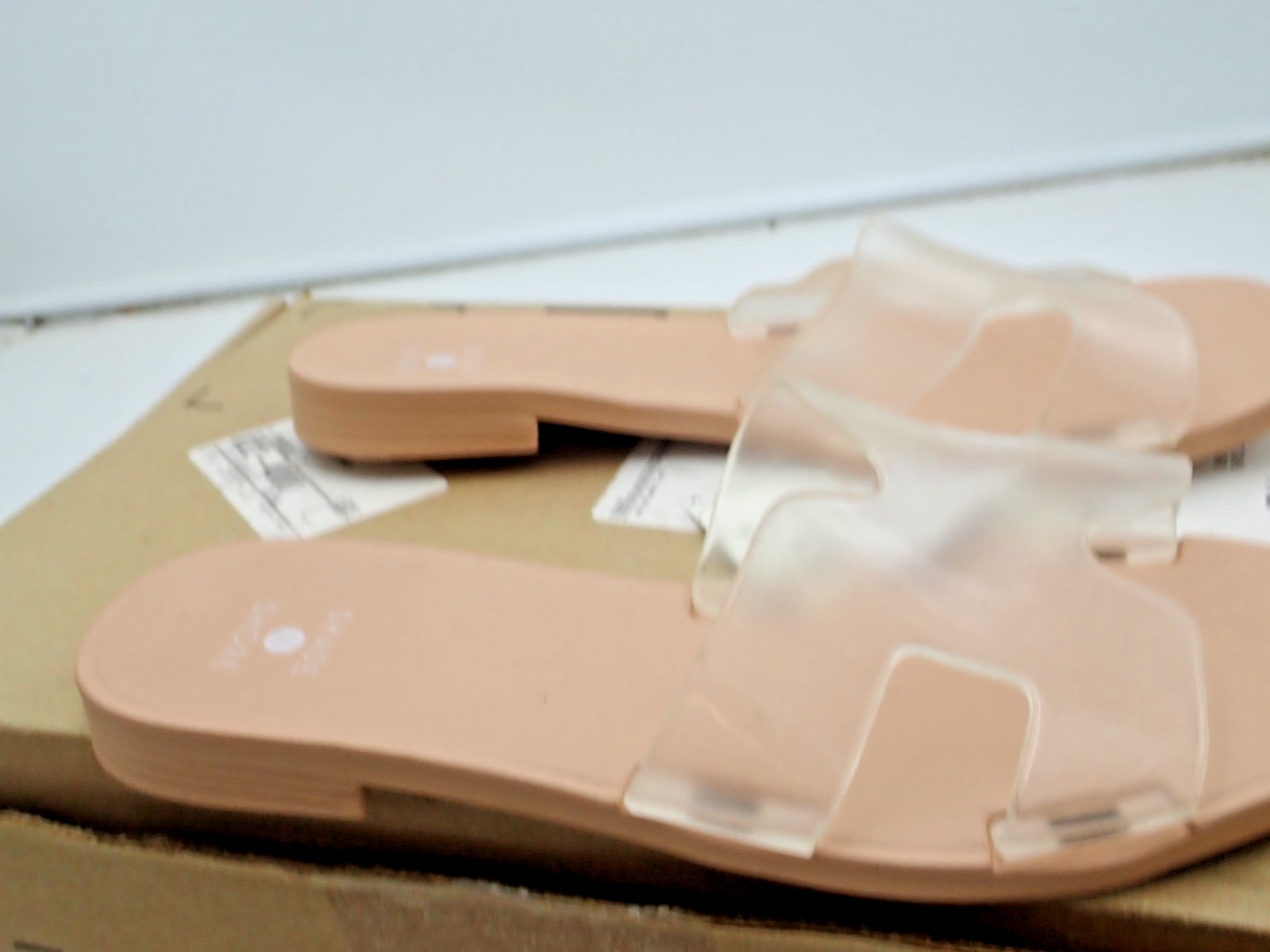 Shade & Shore Clear Bonnie Jelly Sandals Sizes 6, 7, 10, & 11