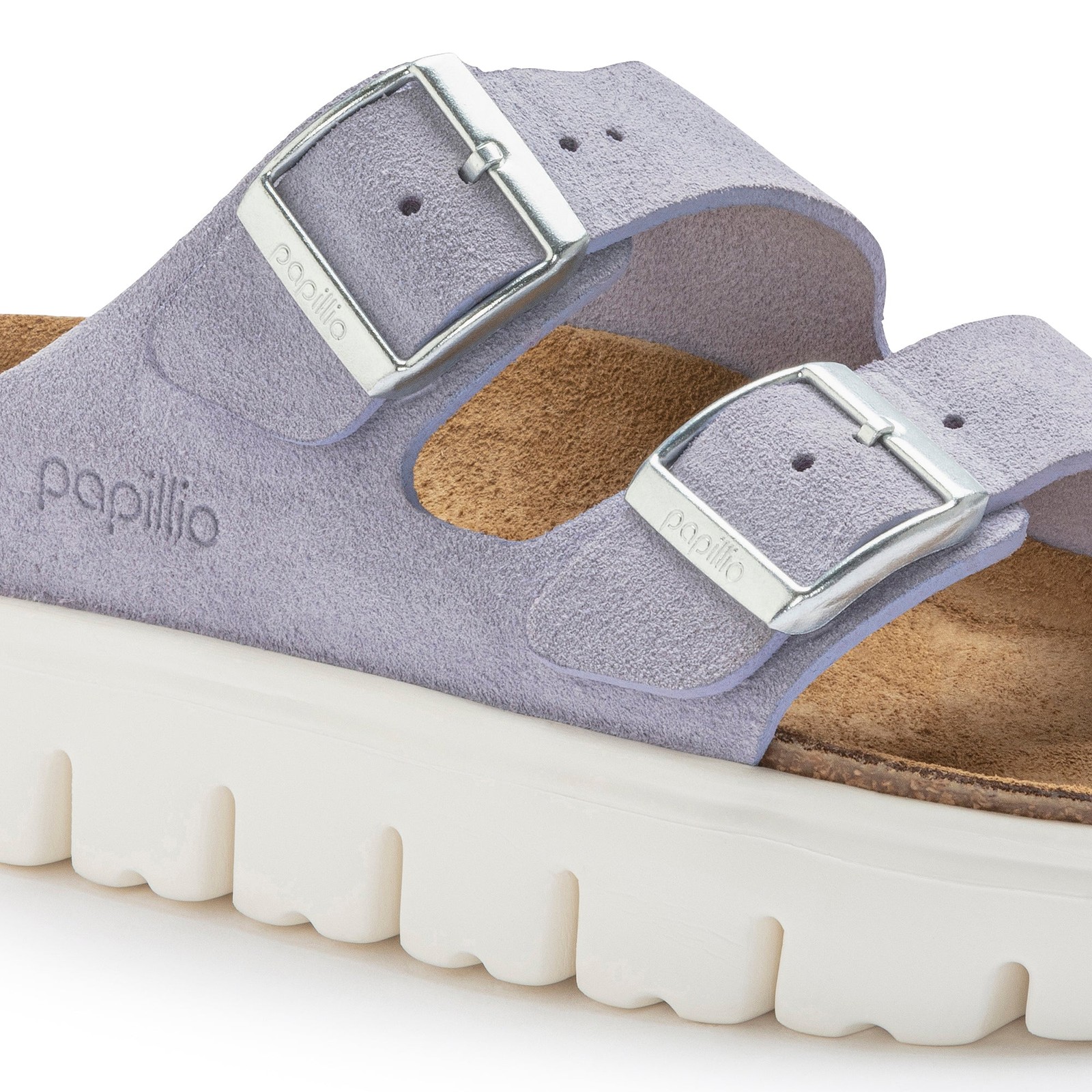 BIRKENSTOCK ARIZONA CHUNKY SUEDE LEATHER WOMEN SANDALS