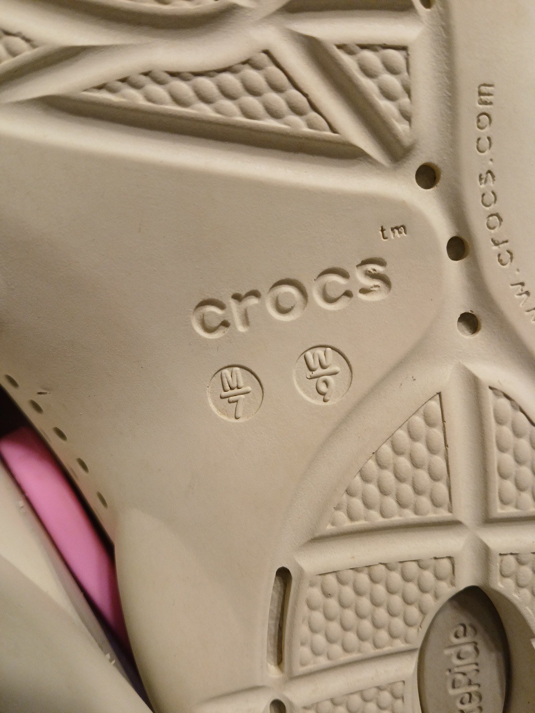 Crocs LiteRide 360 Clogs Taffy Pink Rose Taffy Gray Women’s Size 9-men 7 206708