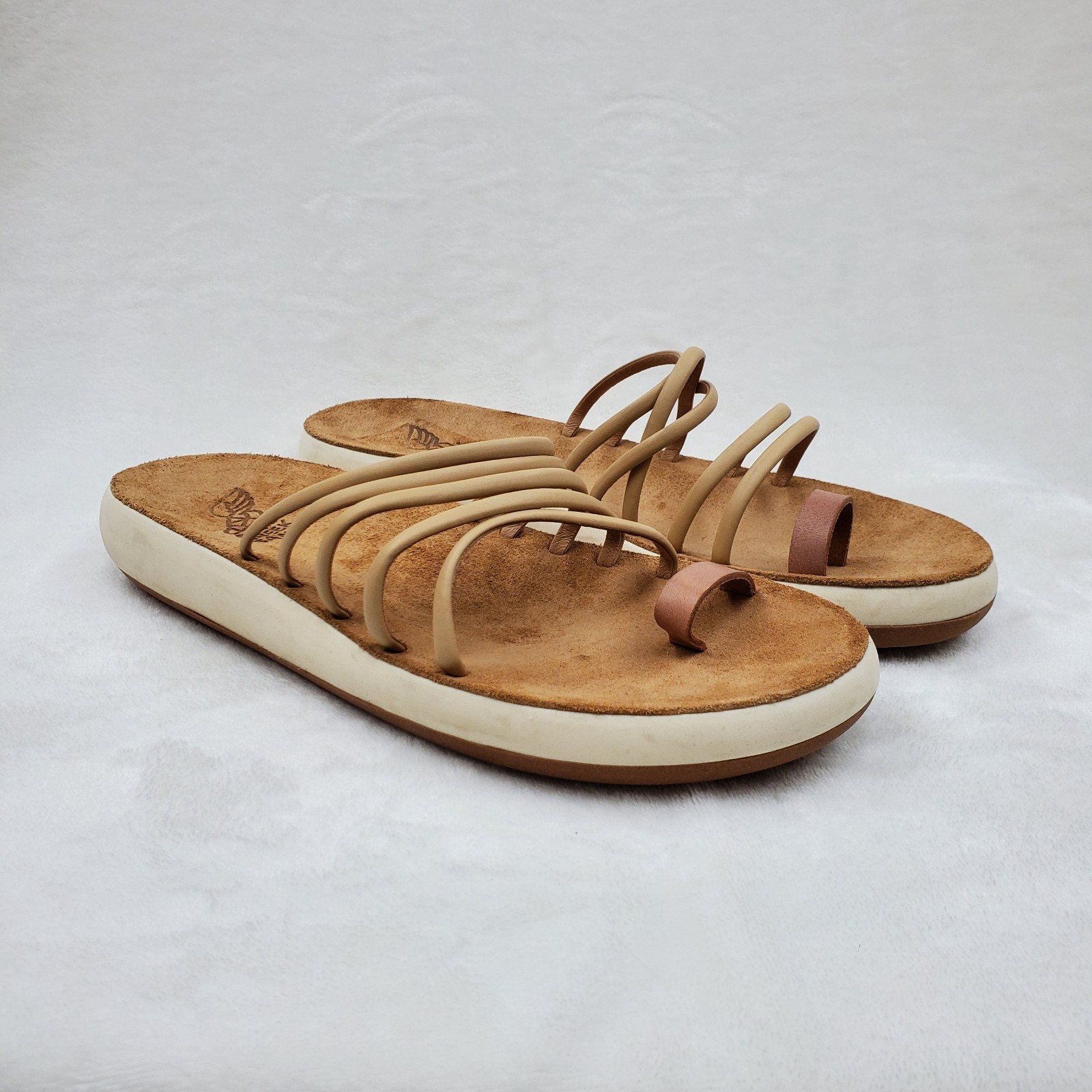Ancient Greek Sandals Women’s Size EU 41 (US 10-10.5) Leather Hypatia Slip On
