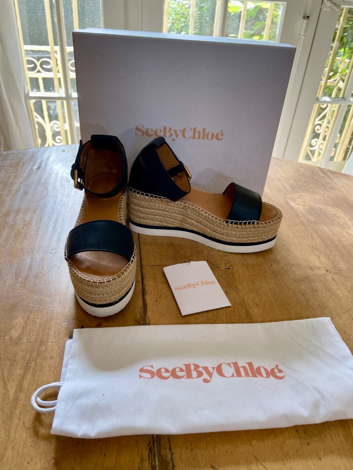Chloe Glyn Wedge espadrille