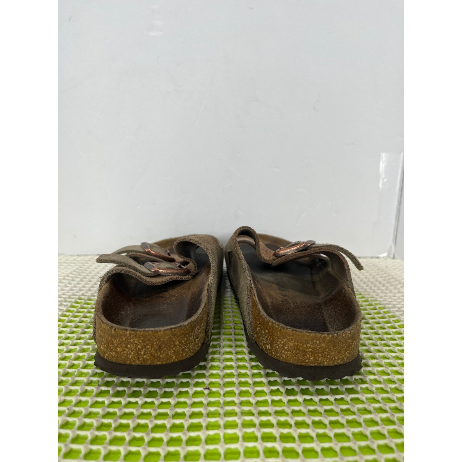 Birkenstock Arizona Suede Two Strap Sandals Size 38 Men 6, Women 8