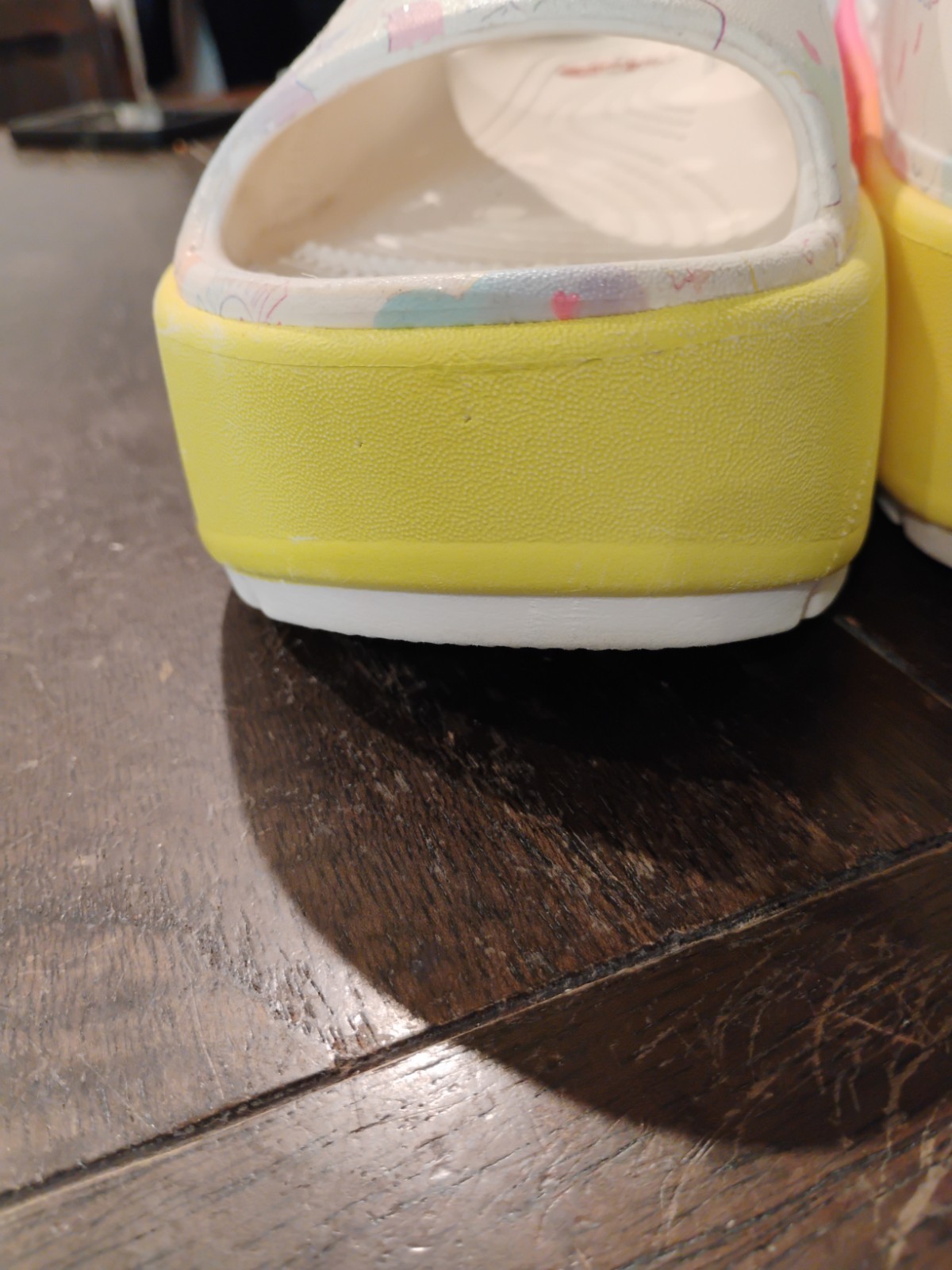 Crocs x Care Bears Platform Stomp M6 W8 Slide Slip On OpenToe