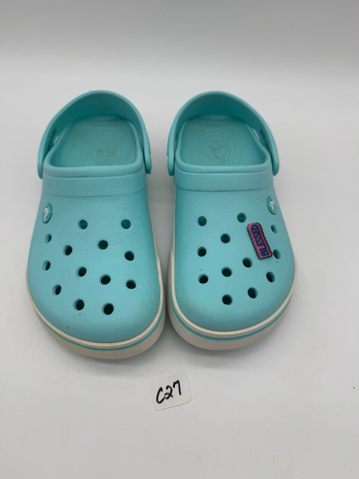 Crocs Unisex Digital Aqua Relax Fit Crocband Clog Size Men’s 6 – Women’s 8