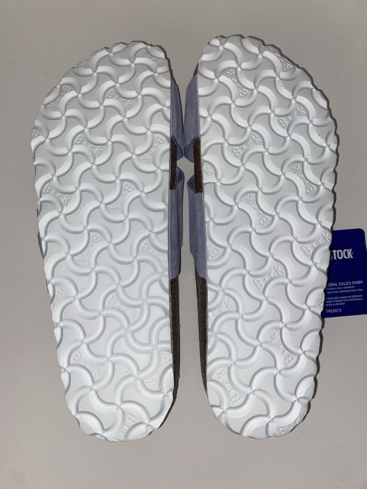 Brand New BIRKENSTOCK Siena Shimmery Purple Fog Suede Leather Sz 37 – with tags