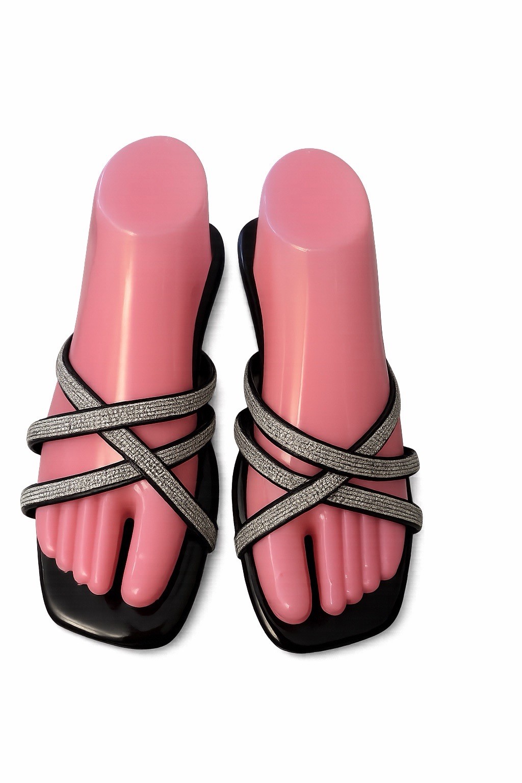 Women’s Flat Slide Sandals – Casual Comfortable Slip-On Summer Shoes