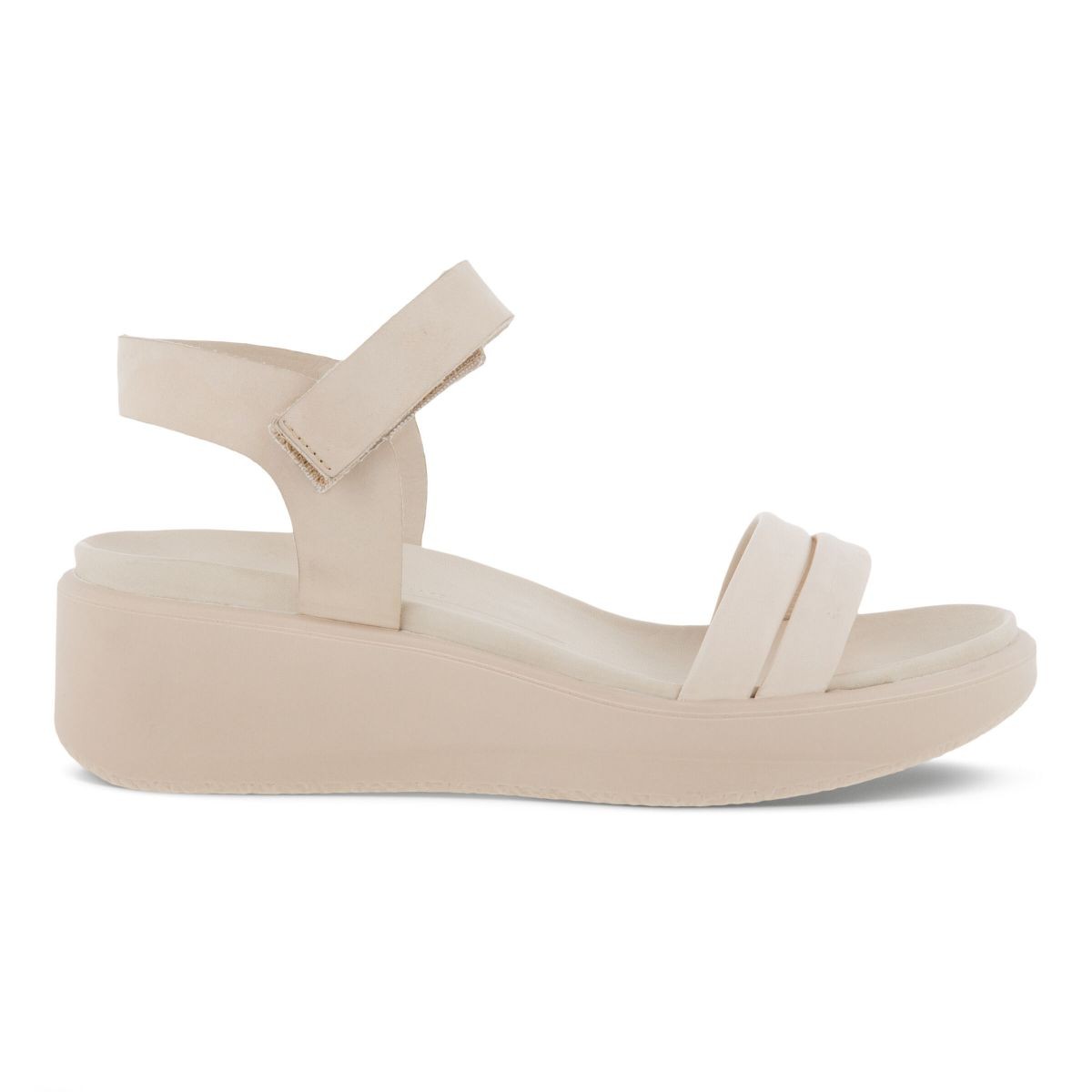 ECCO Women’s Flowt LX Wedge Sandal Limestone/Limestone – 273303-59113, Limestone