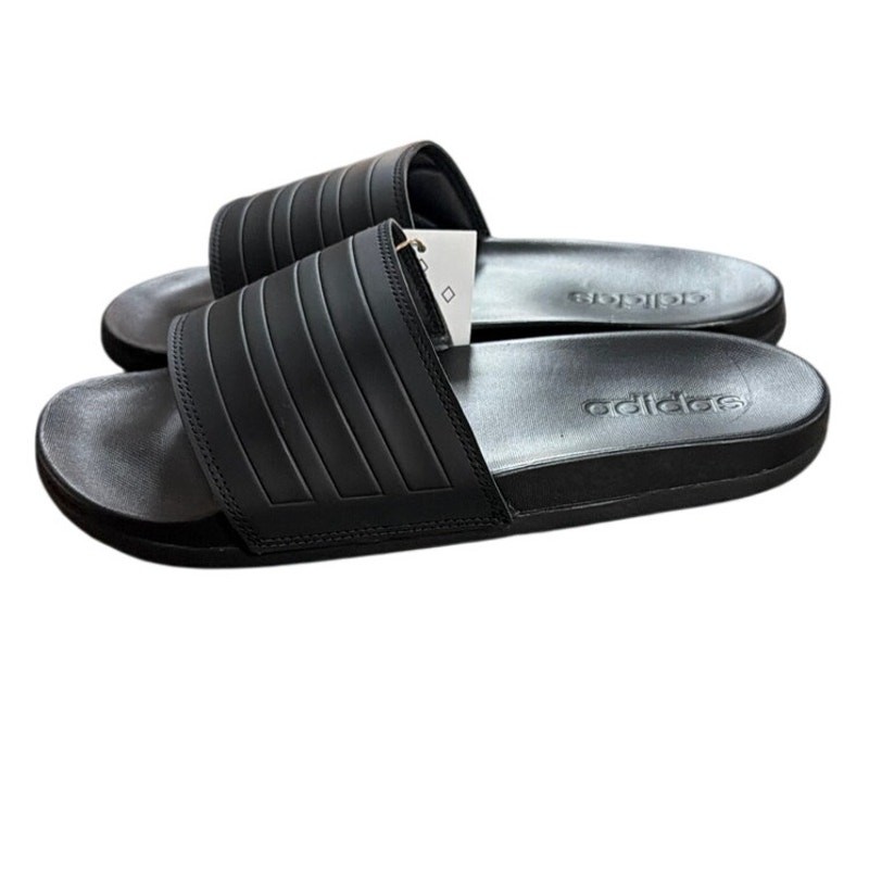 adidas Adilette Slide Sandals Black Size M7 W8 New