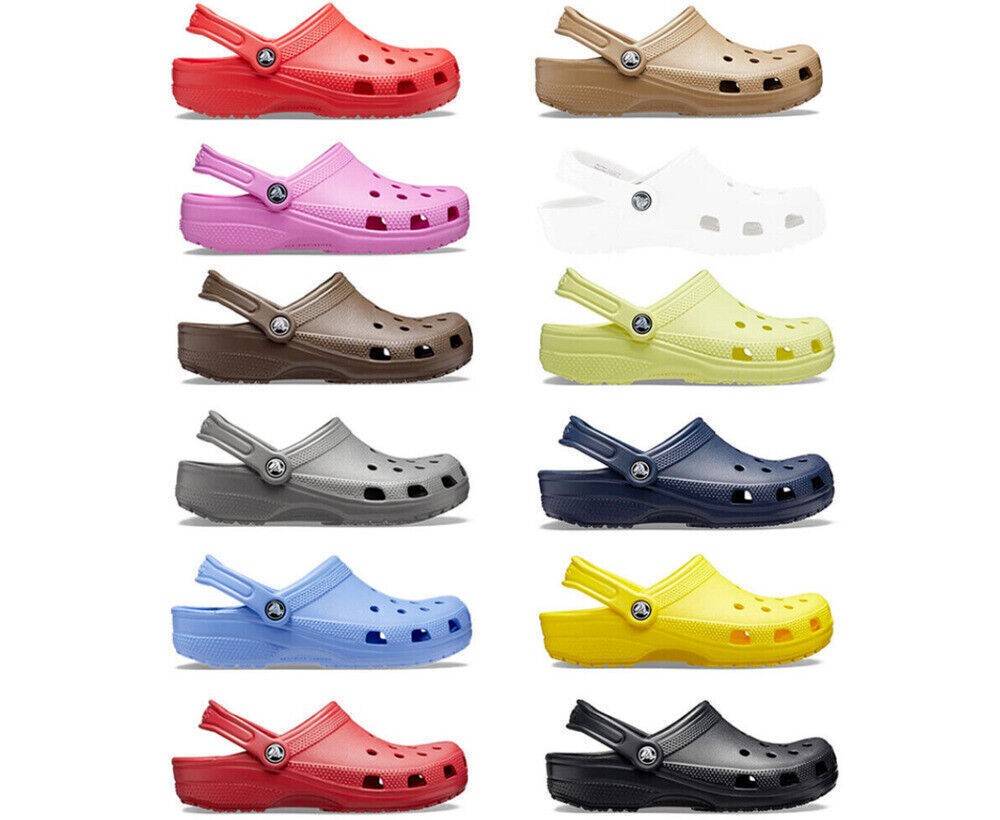 Unisex Crocs Classic Clog Sandals mens womens Shoes kids girls boys slippers