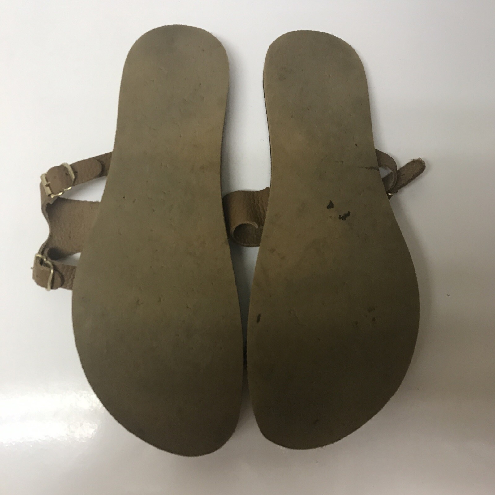 Woman’s Kino Ana Leather Sandals Size 8.5-9 Tan Handmade in United States