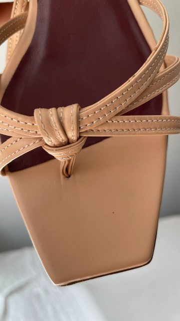 Manu Atelier Lace Sandal Vanilla Size 39 Made in Turkey