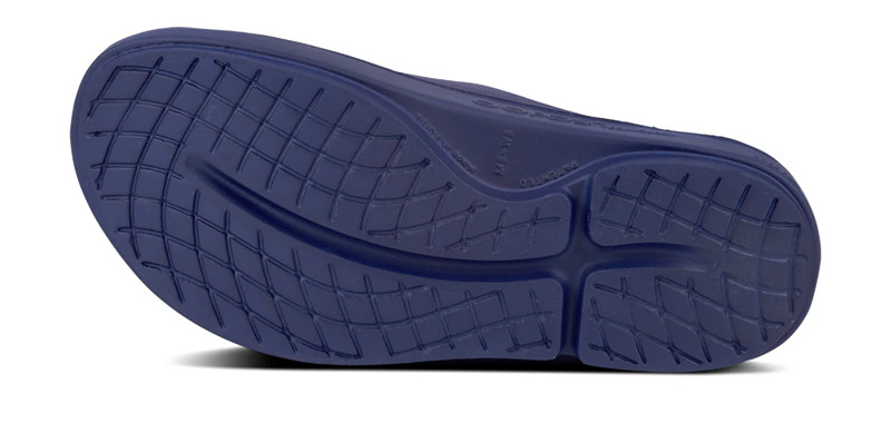 OOFOS OOahh Slide Sandal Navy Mens and Womens Sizes M3/W5-M13/W15 NEW