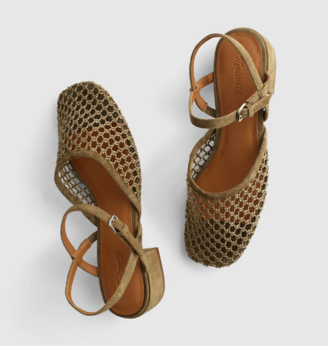 Madewell Women’s The Lola Ankle-Strap Heeled Sandal – safari khaki