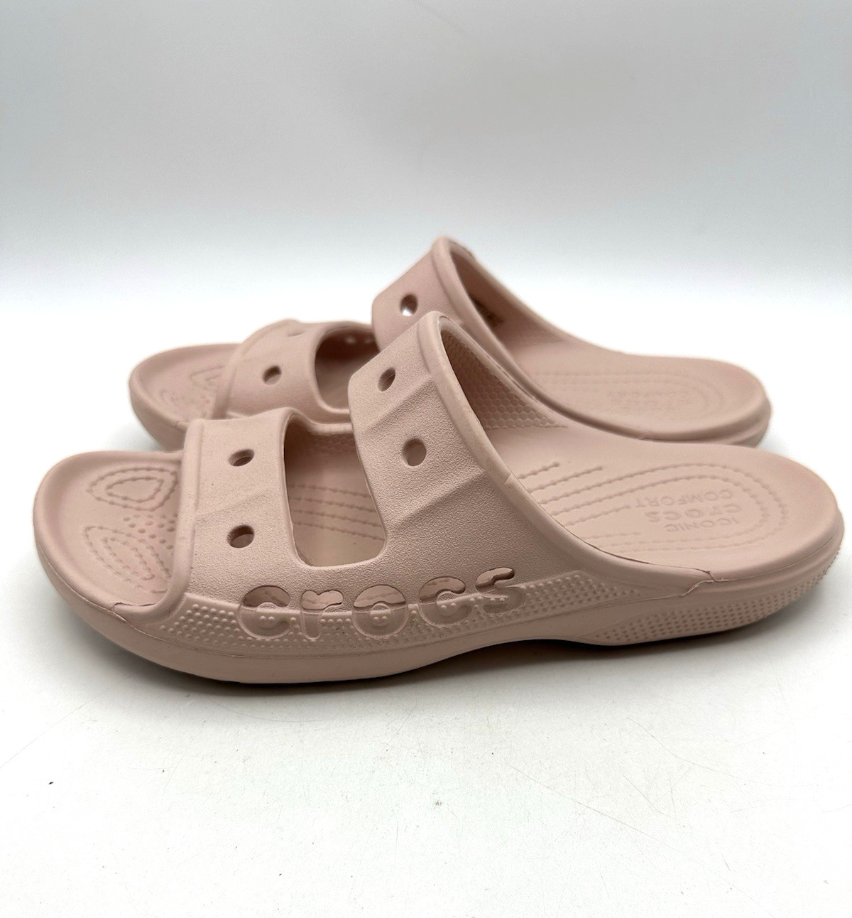 Crocs Unisex Baya Slide Sandals Men 4/ Women 6 Pink Clay