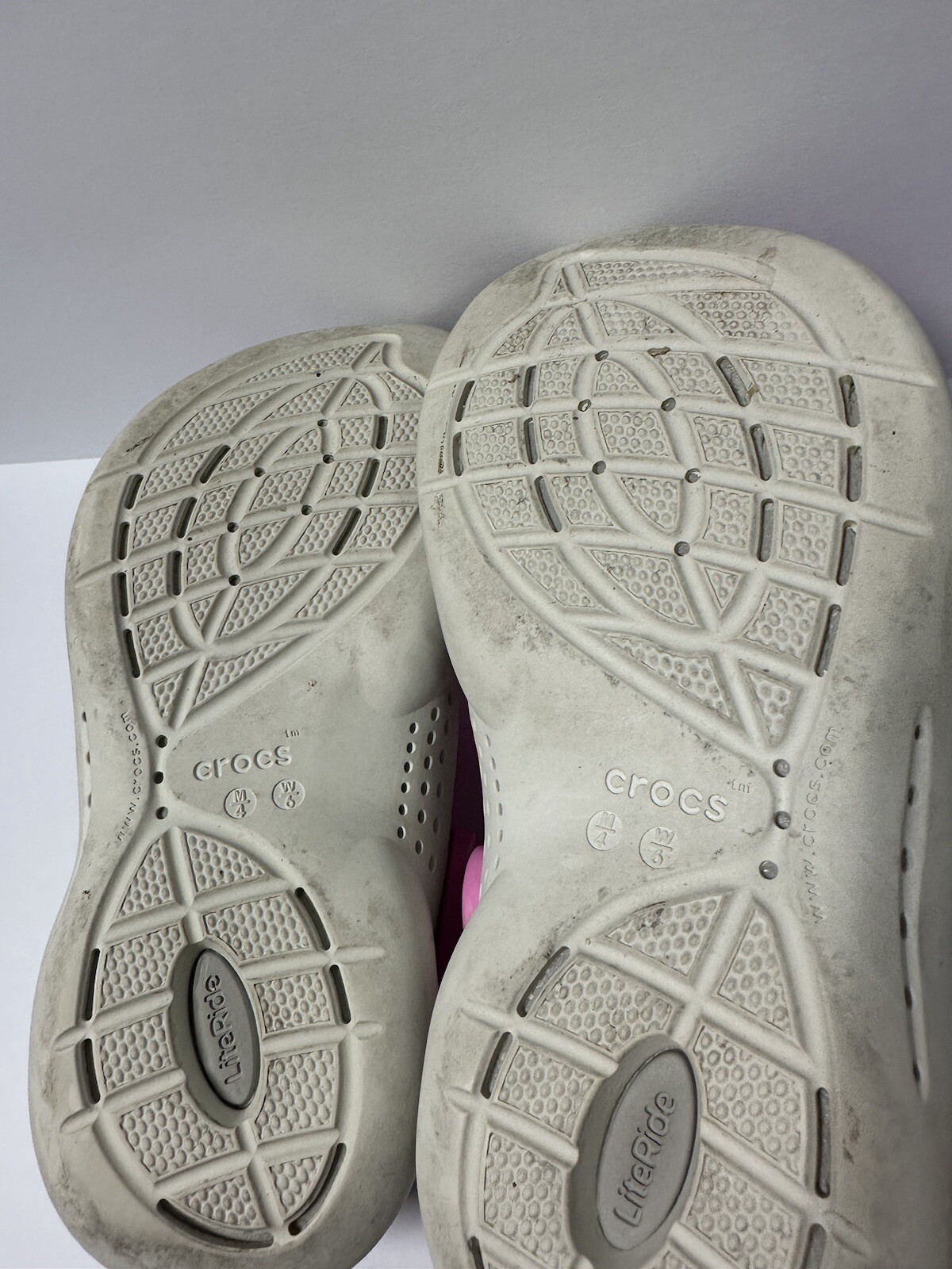 Crocs LiteRide 360 Clogs Taffy Pink Rose Taffy Gray Women’s Size 6 206708