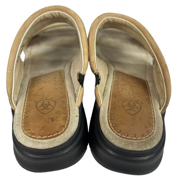 Ariat Tan Suede Slip On Sandals Womens Size 6B