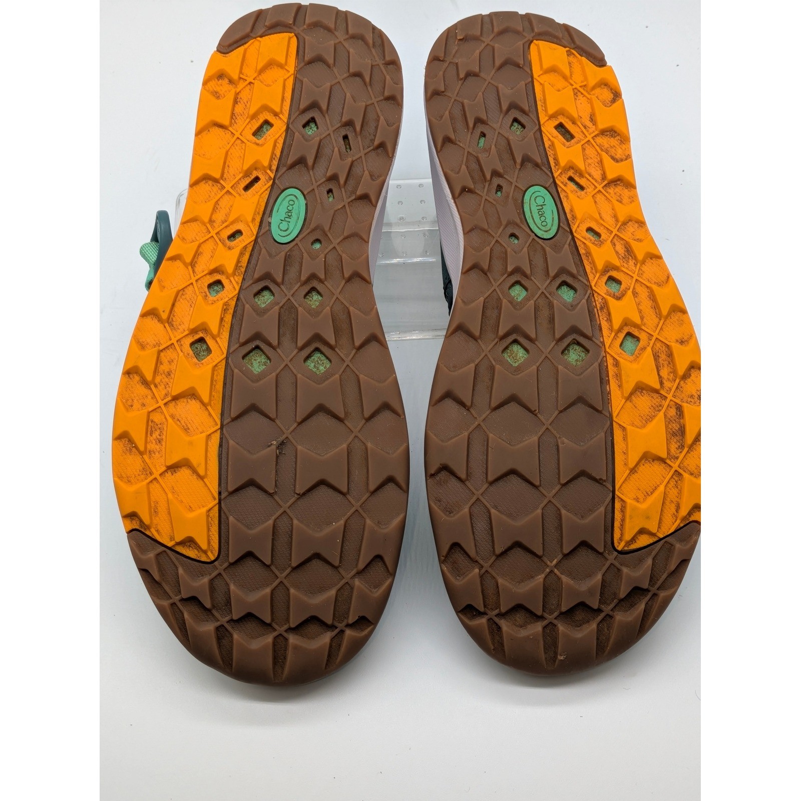 Chaco Hybrid Water Shoes Teal Green Closed Toe Sandals Women’s Approx 11 Mesh