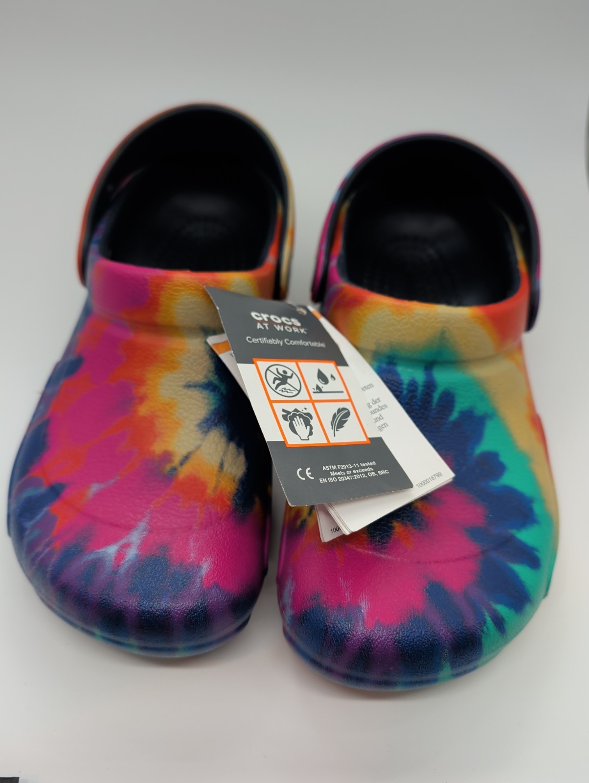 CROCS Tye Dye Bistro Graphic Clog Sandals