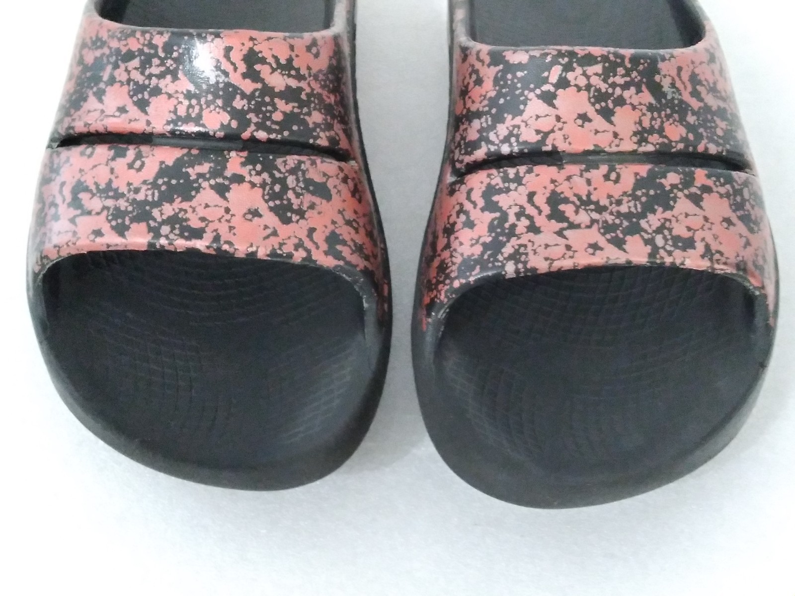 OOFOS OOahh Slide Sandal Limited Edition Bellini Splash Recovery EU 39 M6-W8
