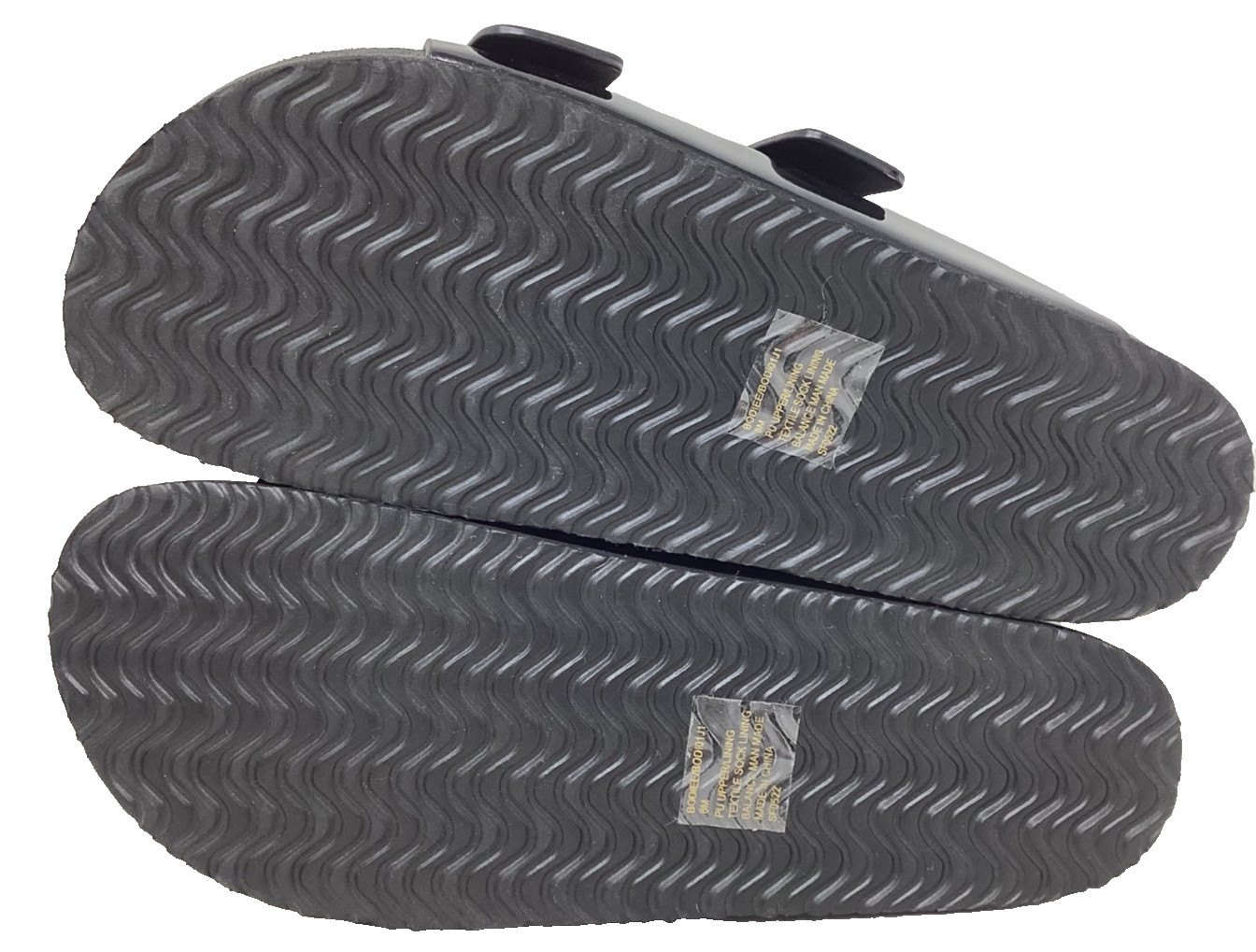 Madden Girl Women’s Bodiee Double Buckle Slip On Sandals Black Size:8.5 137M