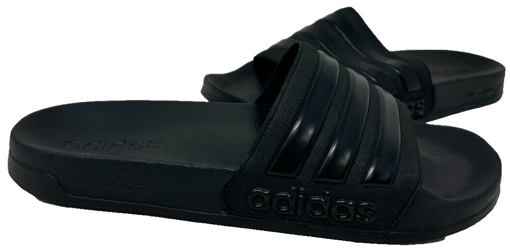 Adidas Women’s Adilette Slip On Comfort Shower Slide Sandals Black Size:7 129Y