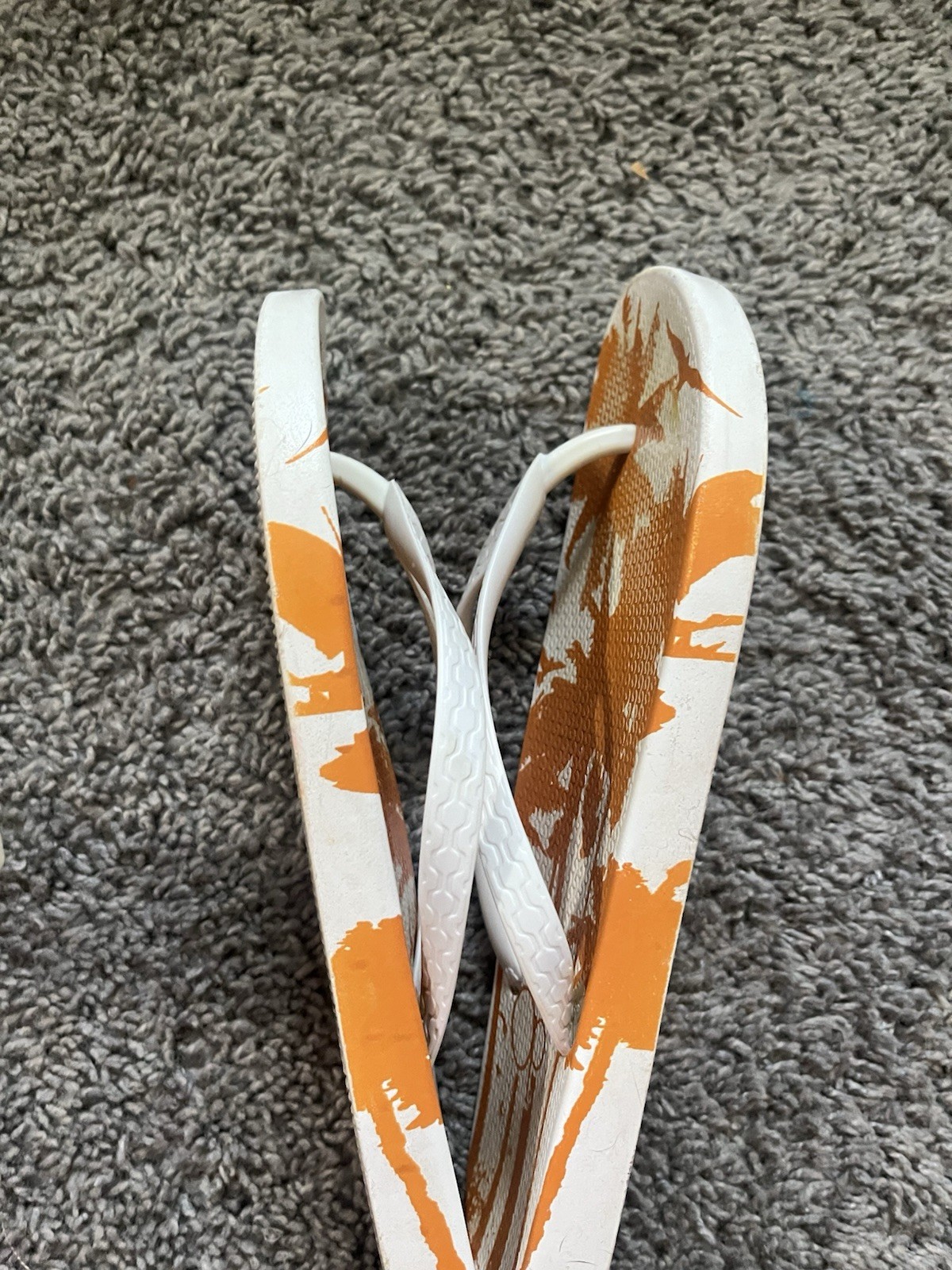 Ocean Pacific Women’s Palm Flip-Flops, Yellow Beach Sandals US Size 7/8