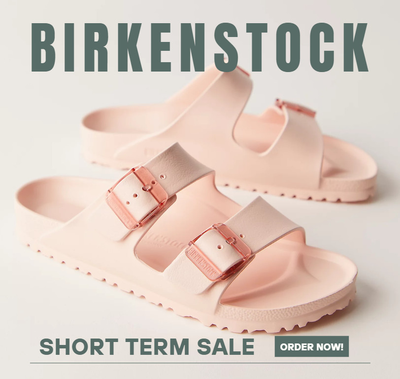 ON SALE ~ Birkenstock Arizona Stealth EVA Sandals in Light Rose – NEW WITH BOX