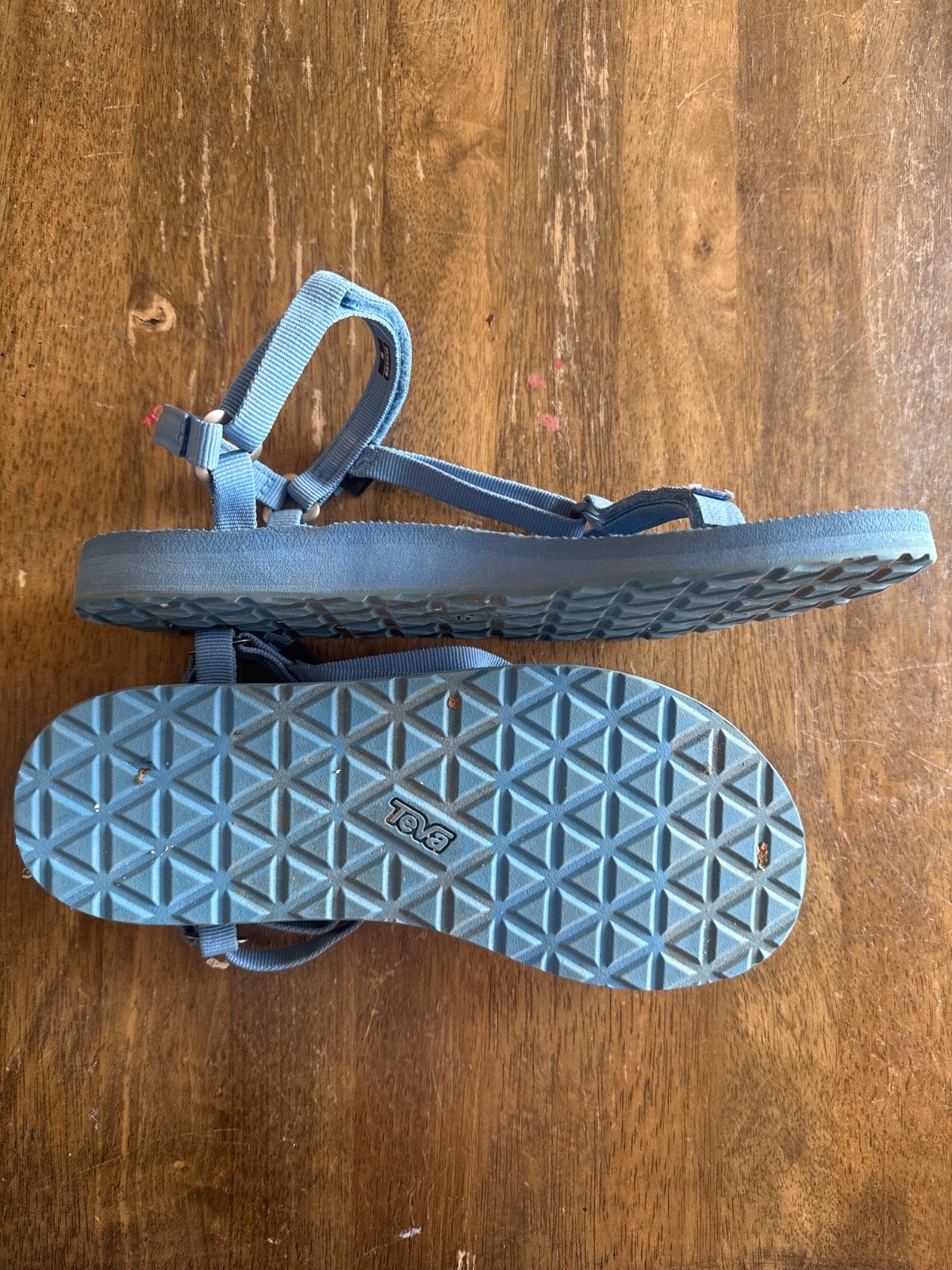 TEVA Women’s Original Universal Slim Sandal SIZE 8, blue