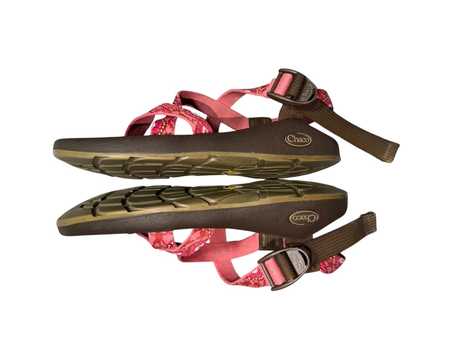CHACO CLASSIC SPORT SANDALS WOMENS MULTICOLOR PINK WATER HIKING SIZE 8
