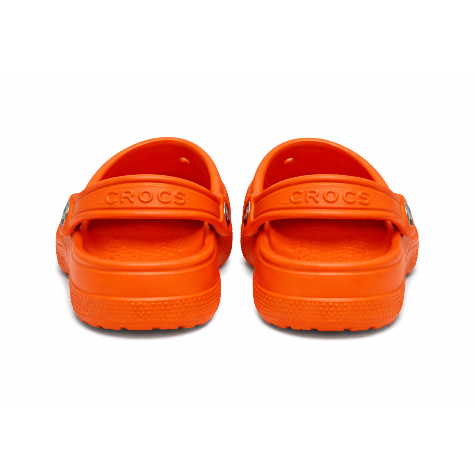Crocs Classic Clog Orange Unisex Adult Slip-On Waterproof Lightweight Sandals