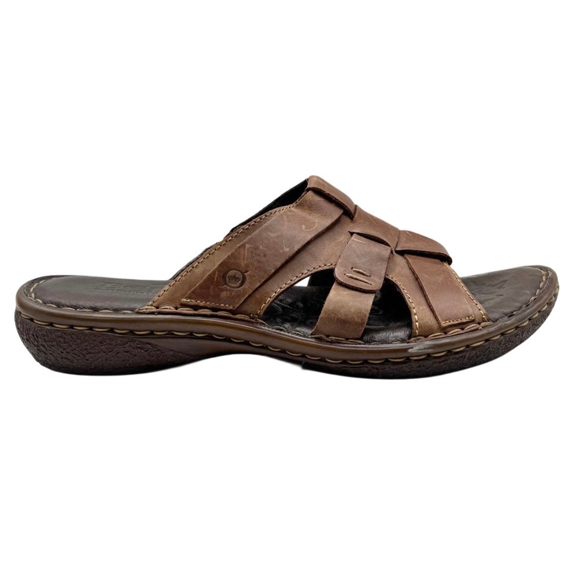 Born Sandals Leather Fisherman Slip On Casual Comfort Earthy Travel Brown 10 42