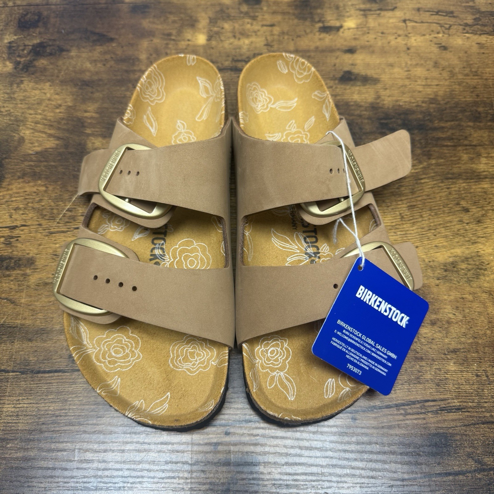 Birkenstock Arizona BS Mink Women’s Size EU 38/US 7 Soft Footbed