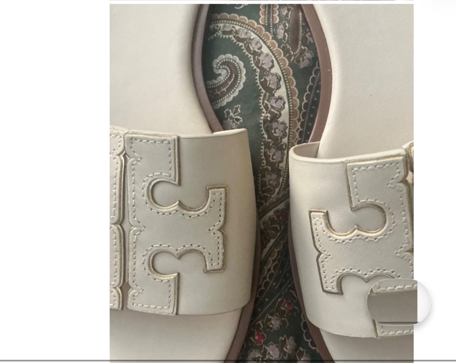 Tory Burch Never worn New Ivory sandals