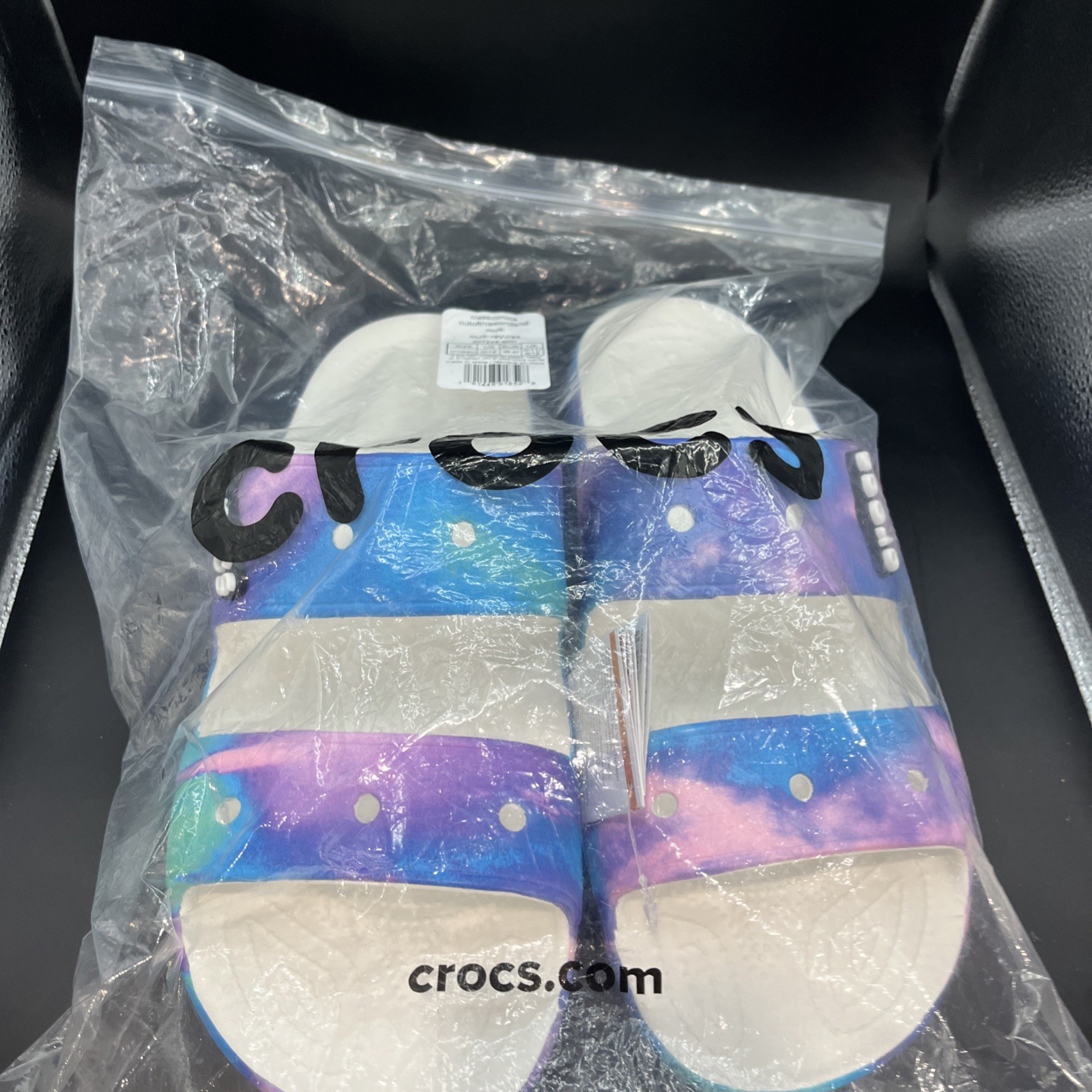 NEW Crocs Classic Crocs Solarized Sandals White Blue Purple Men’s 12