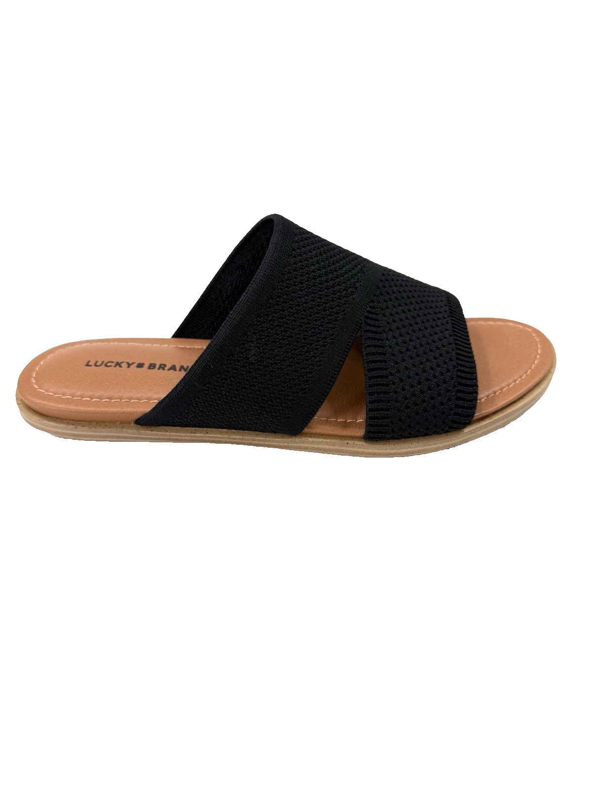 Lucky Brand Nekoda Womens Black Slide Beach Casual Sandals Shoes 9/40 Boho