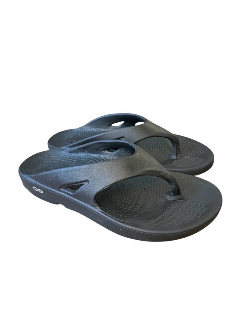 Oofos OOriginal Recovery Slide Black Women size 10