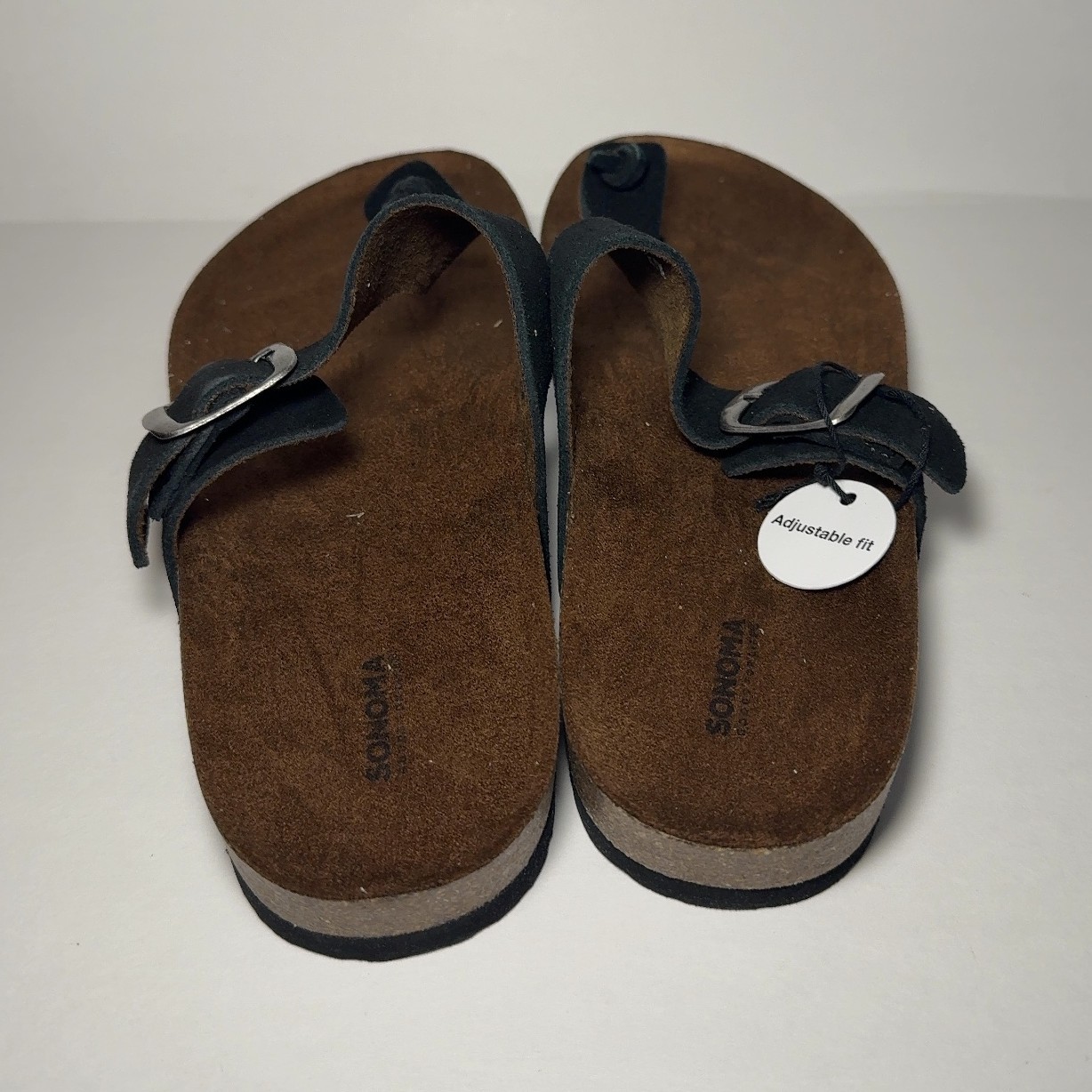 Sonoma Goods for Life Dabney Women’s Black Thong Sandals Size 10
