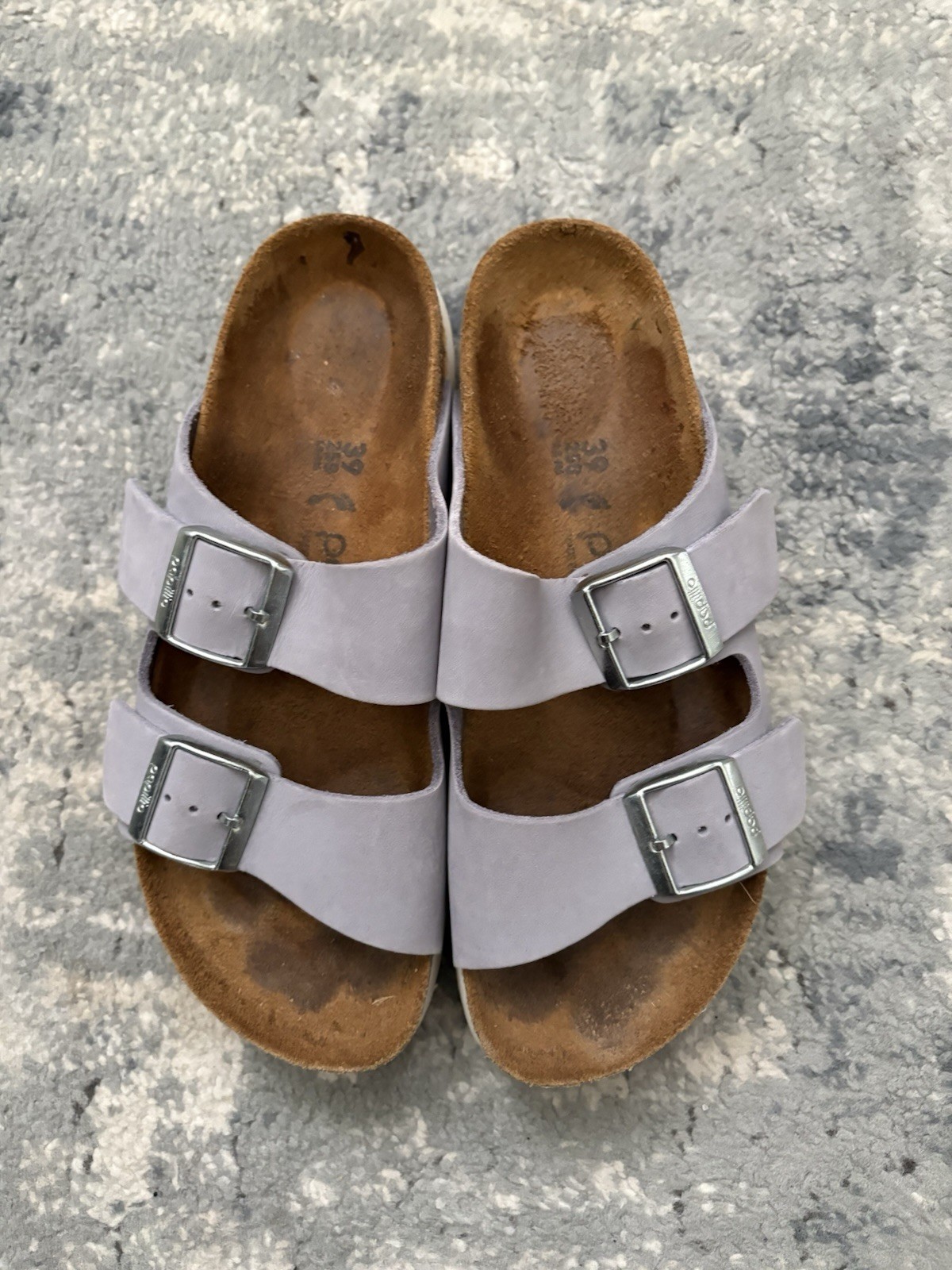 Papillio by Birkenstock Arizona Flex Platform Sandals, Women’s 39 in Purple Fog