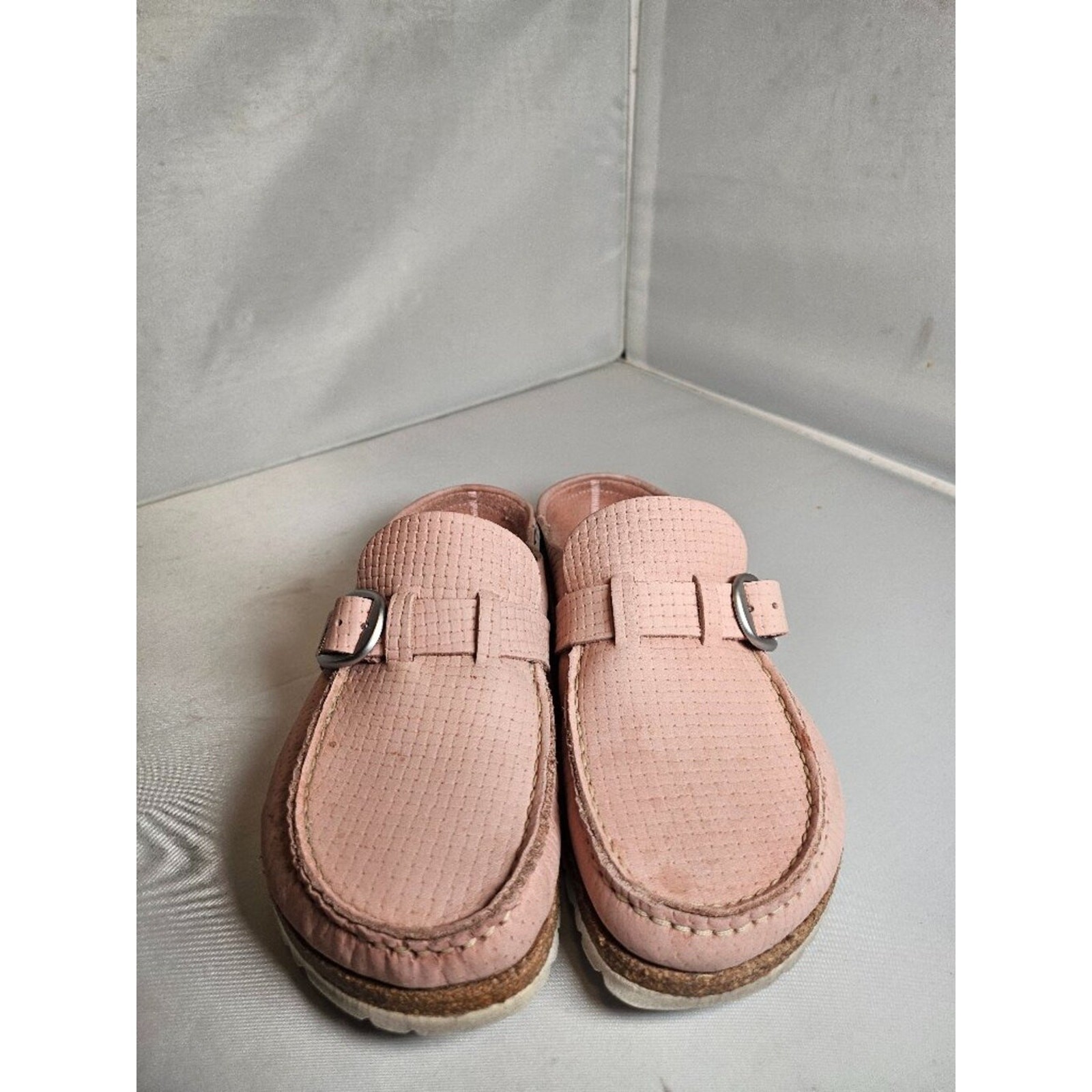 Birkenstock Women’s Buckley Shearling Suede Leather Pink