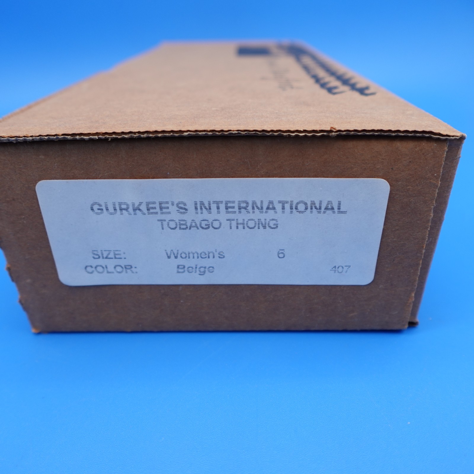 Gurkee’s Tobago Thong Rope Sandals Women’s Size 6 Beige New With Box