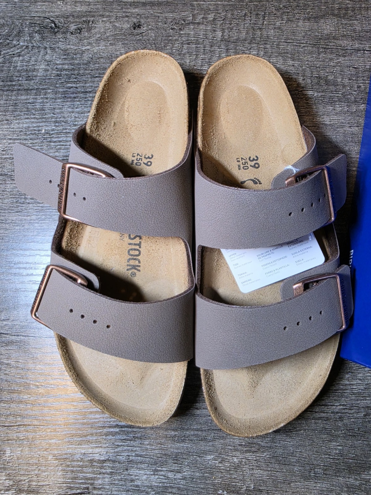 Size 8 Birkenstock Arizona BS Mocca Size 39N
