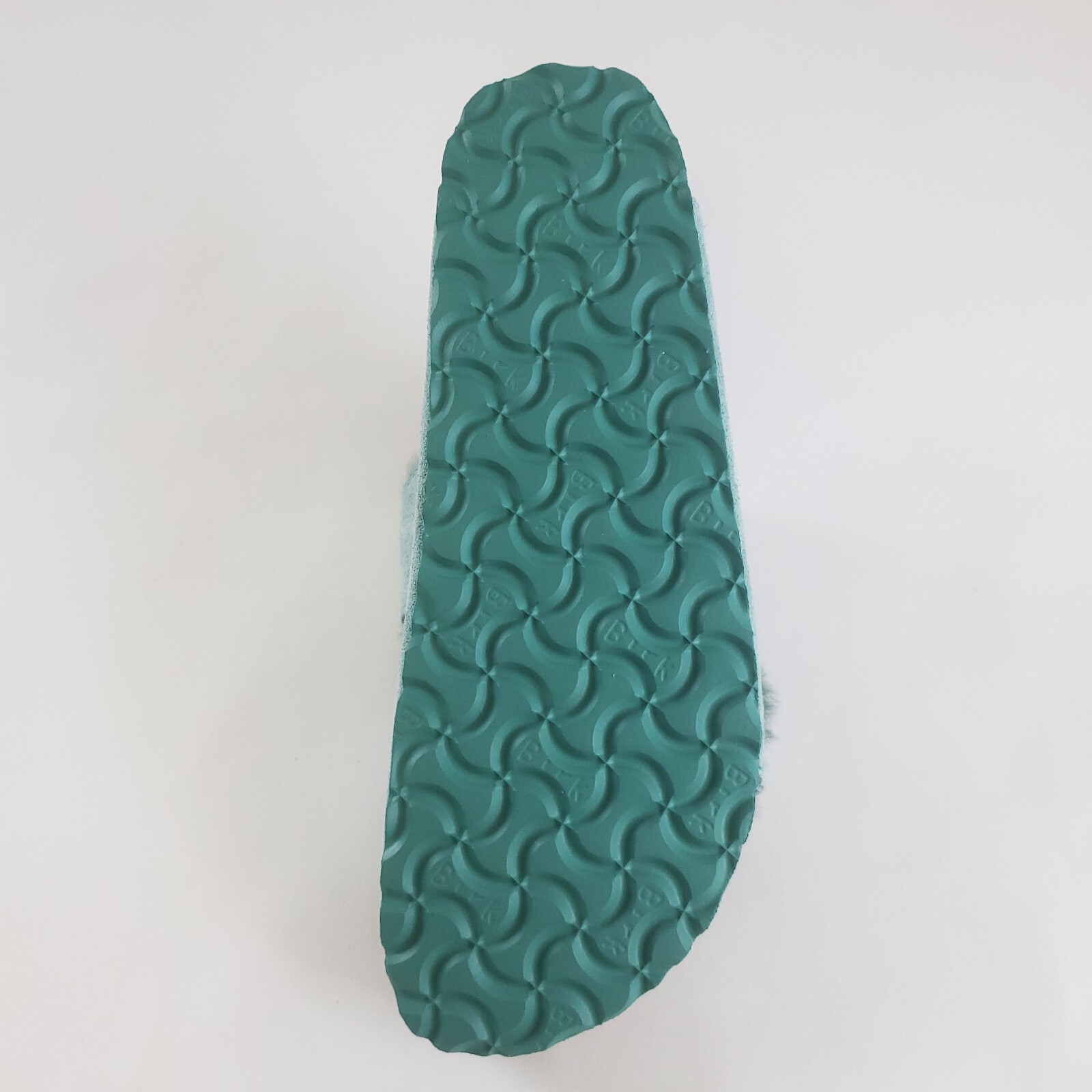 Birkenstock Arizona Shearling Fur Sandals Teal Green 37 240 L6 M4 Women 6 Men 4