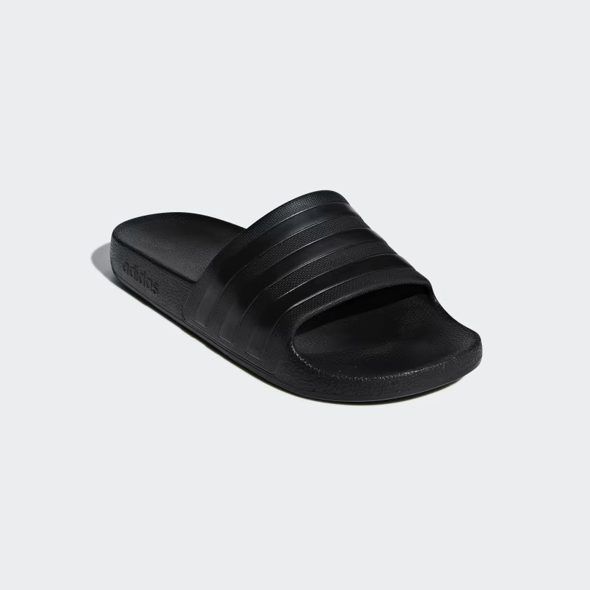 ADIDAS Adilette Aqua Slides Mens Womens Triple Core Black (F35550)