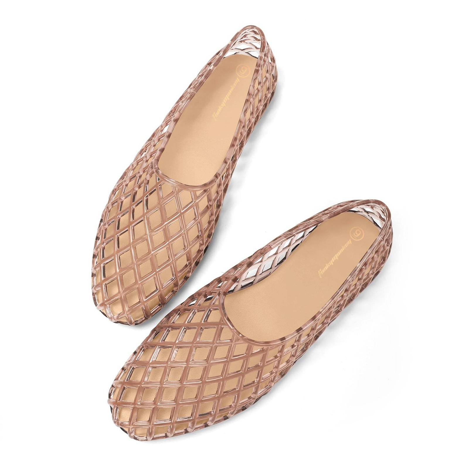 Premium Soft Jelly Mesh Flats Breathable Summer Beach Ballet Sandals