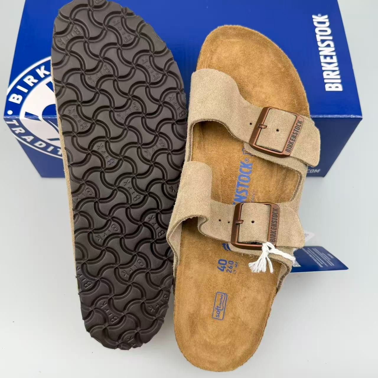 Birkenstock Arizona Soft Footbed Suede Leather Unisex Sandals EU37-45 All Colors