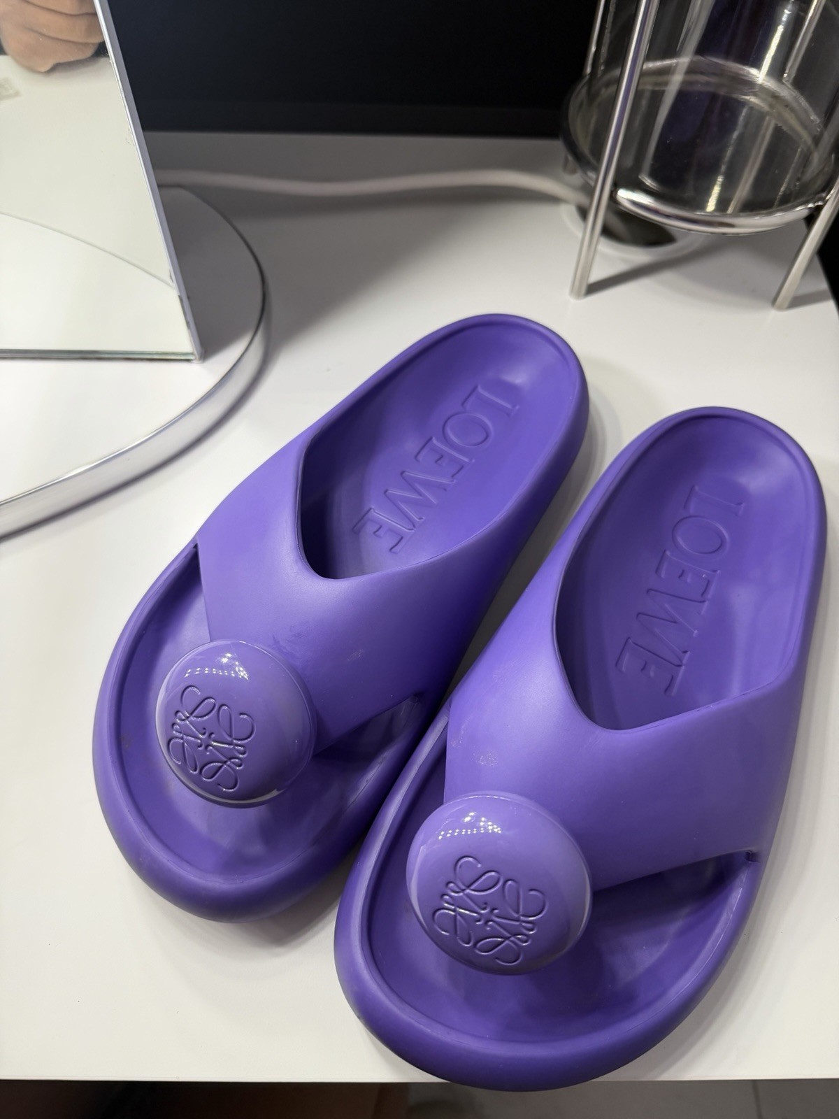 LOEWE Sculpted Platform Slides – Violet 2026 (Limited edition)