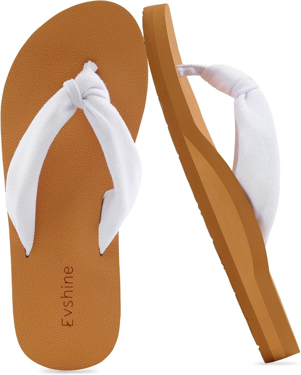 Women’S Flip Flops with Moderate Arch Support, Summer Comfortable Yoga Mat Thong