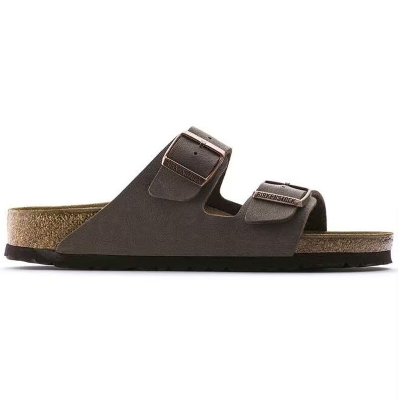 Birkenstock Arizona Mocha Birkibuc Leather Soft Footbed Sandals Select Size
