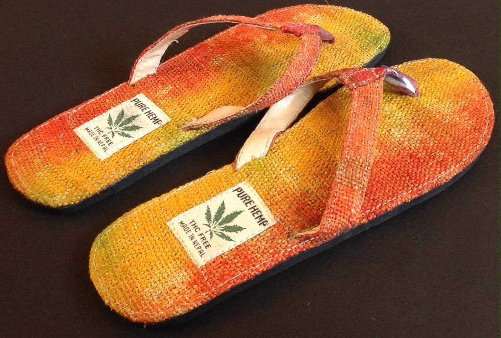 Tie Dye Hemp Flip Flop