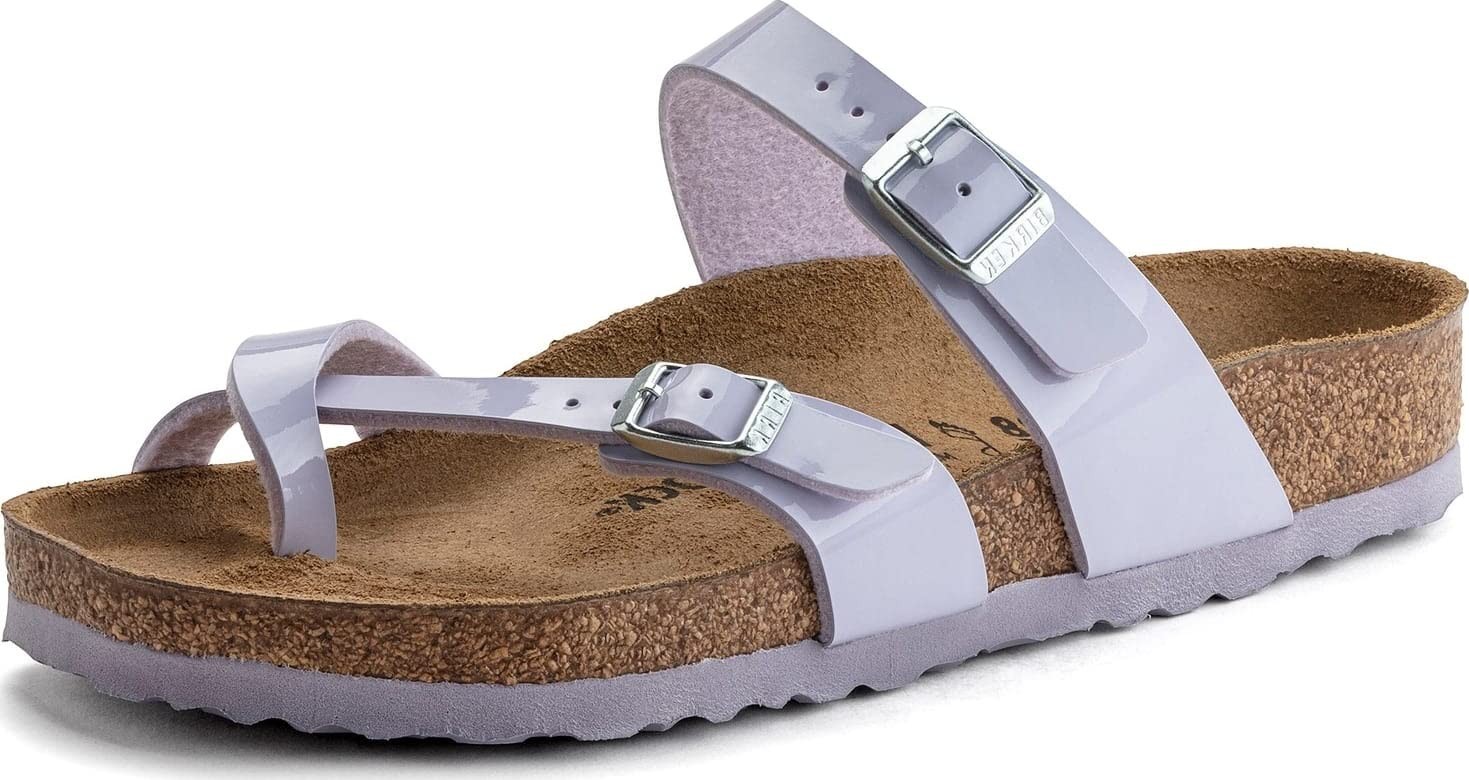 Birkenstock Mayari Purple Fog Birko-Flor Sandal Regular, Size EU39-US W8-M6